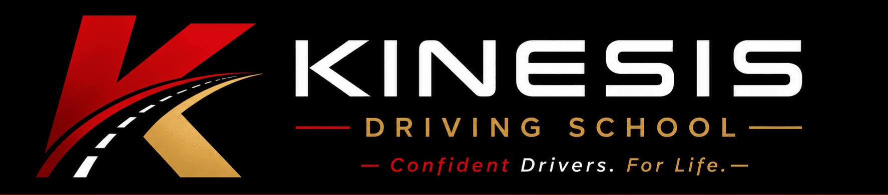 Kinesis Driving School logo banner